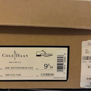 Cole Haan British Tan Air Jefferson Shoes
